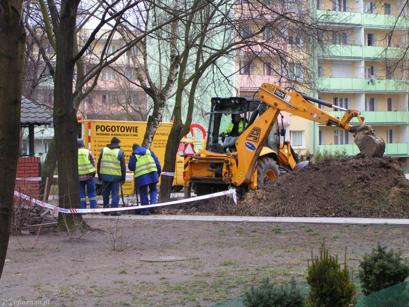 Awaria na os. Rzeczypospolitej | fot. Artur Gumny