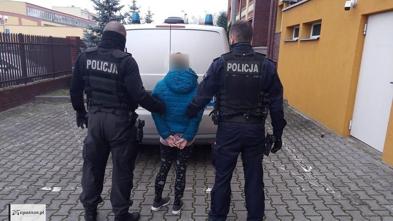 Zatrzymanie matki dziewczynki | fot. policja