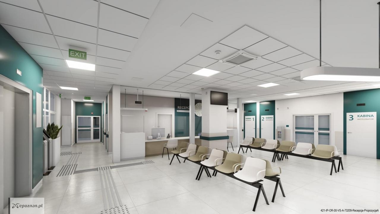Wizualizacja | fot. Uniwersytecki Szpital Kliniczny w Poznaniu / FB