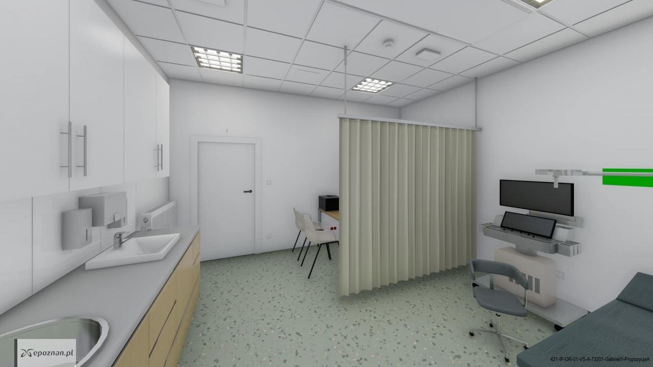 Wizualizacja | fot. Uniwersytecki Szpital Kliniczny w Poznaniu / FB