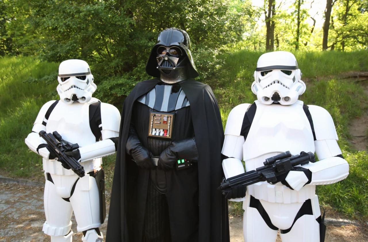Sam Darth Raver Darth Vader zagościł dziś w poznańskim muzeum. Pojawiły się tłumy