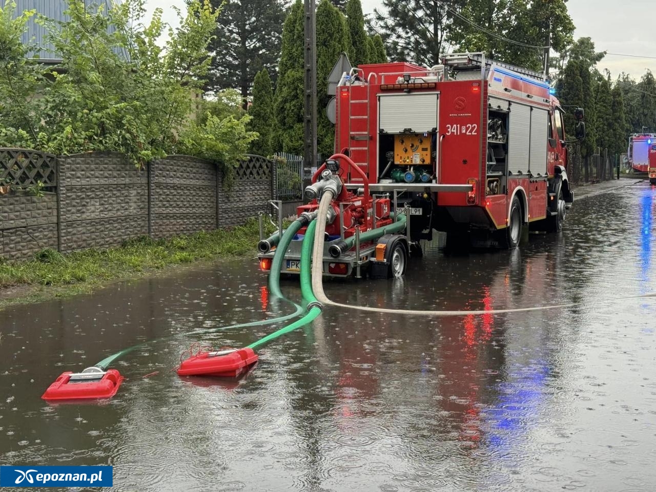 Interwencje po czwartkowej nawałnicy | fot. KM PSP Kalisz