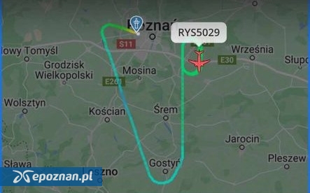fot. flightradar24.com / screen / Czytelniczka
