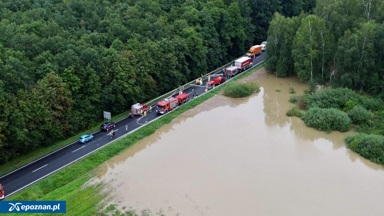 Zdjęcia po poniedziałkowej ulewie. | fot. kalisz24.info.pl