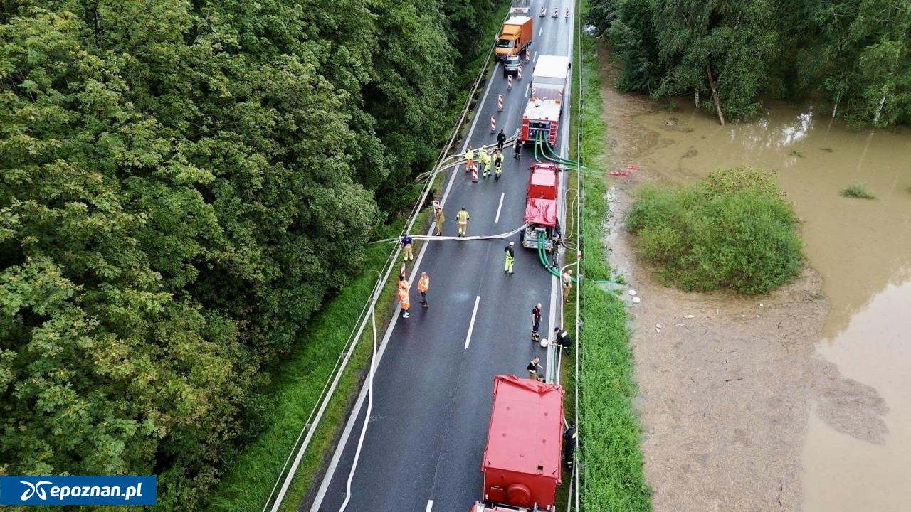 Zdjęcia po poniedziałkowej ulewie. | fot. kalisz24.info.pl