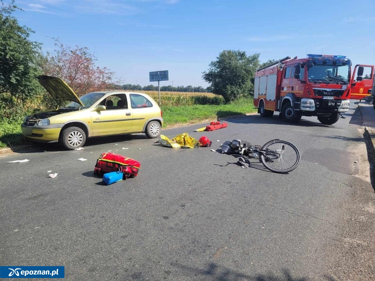 fot. Komenda Powiatowa Państwowej Straży Pożarnej w Rawiczu/Facebook.