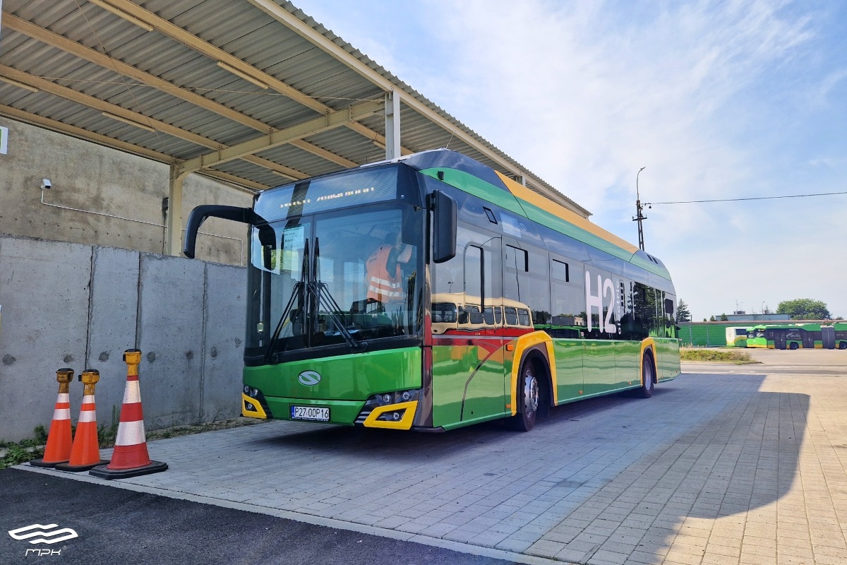 Jeden z autobusów wodorowych w barwach MPK | fot. MPK Poznań