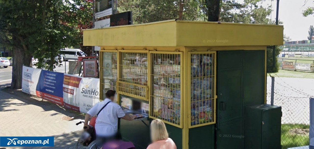 Kiosk w Środzie Wlkp. | fot. Google Street View