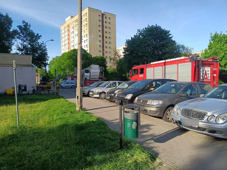 Akcja strażaków na poznańskim osiedlu