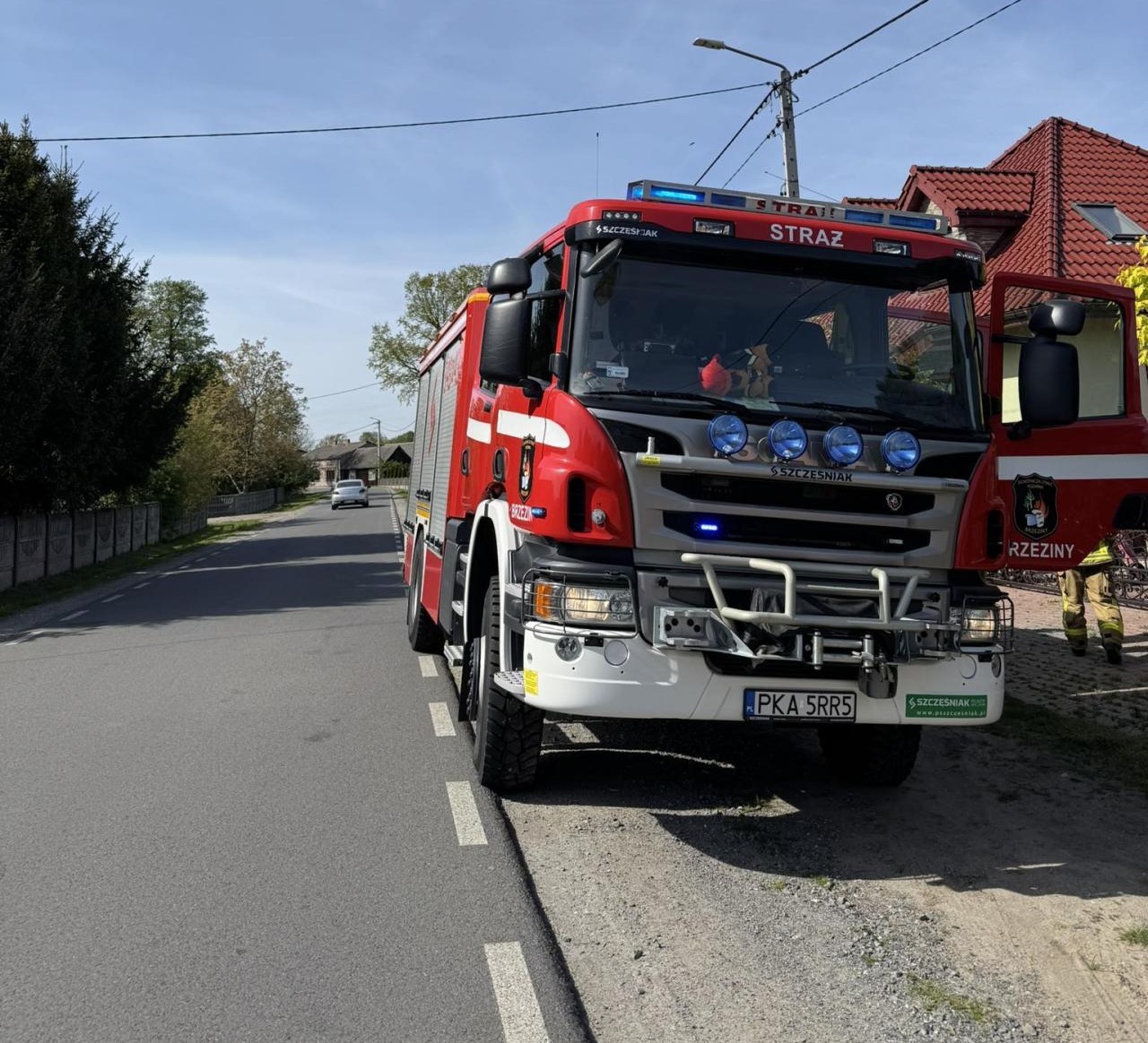 Żmija na posesji. Nietypowa interwencja straży pożarnej w regionie