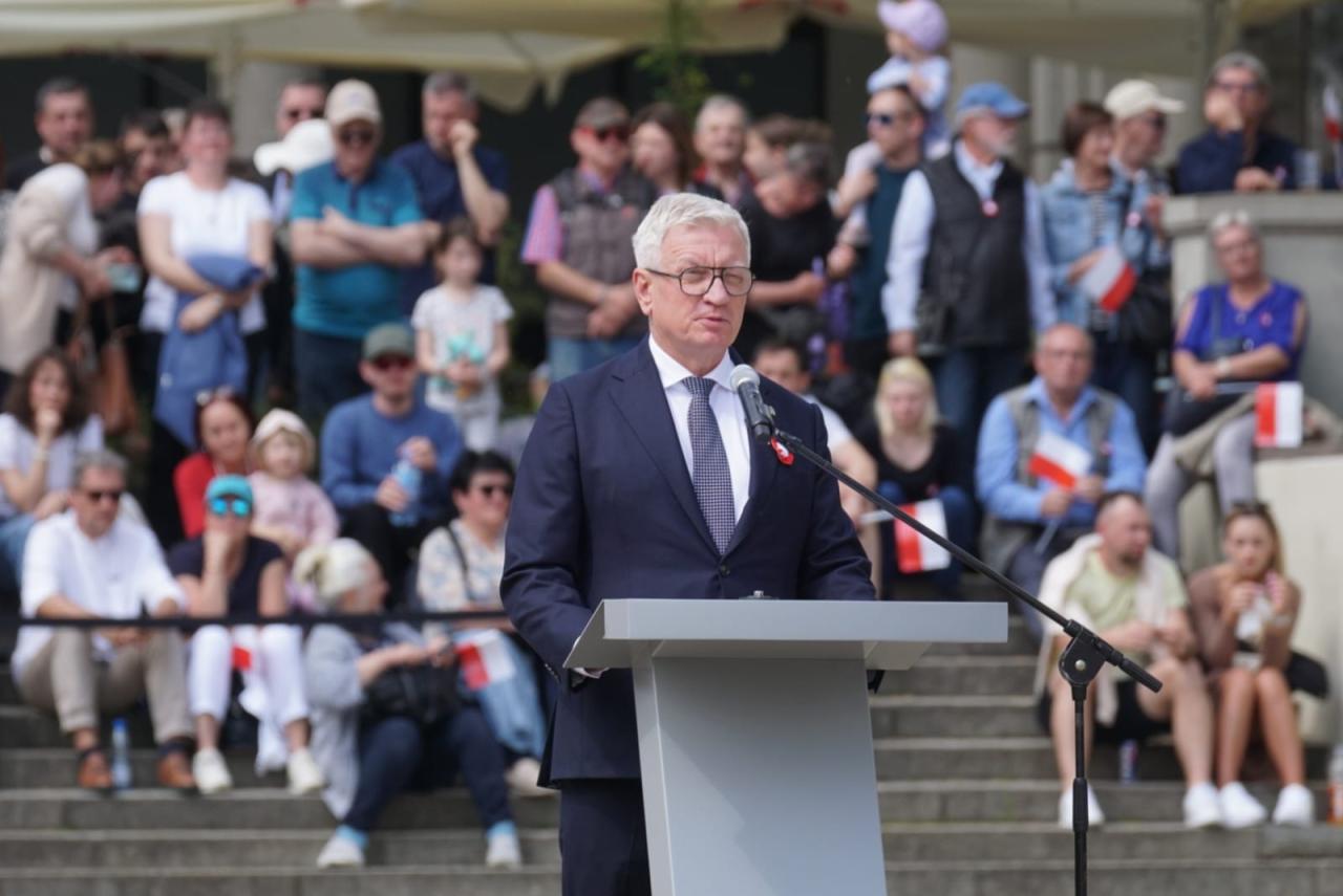 Święto Konstytucji 3 Maja. Prezydent Jaśkowiak z apelem: "by nie powtórzyła się tragiczna historia"