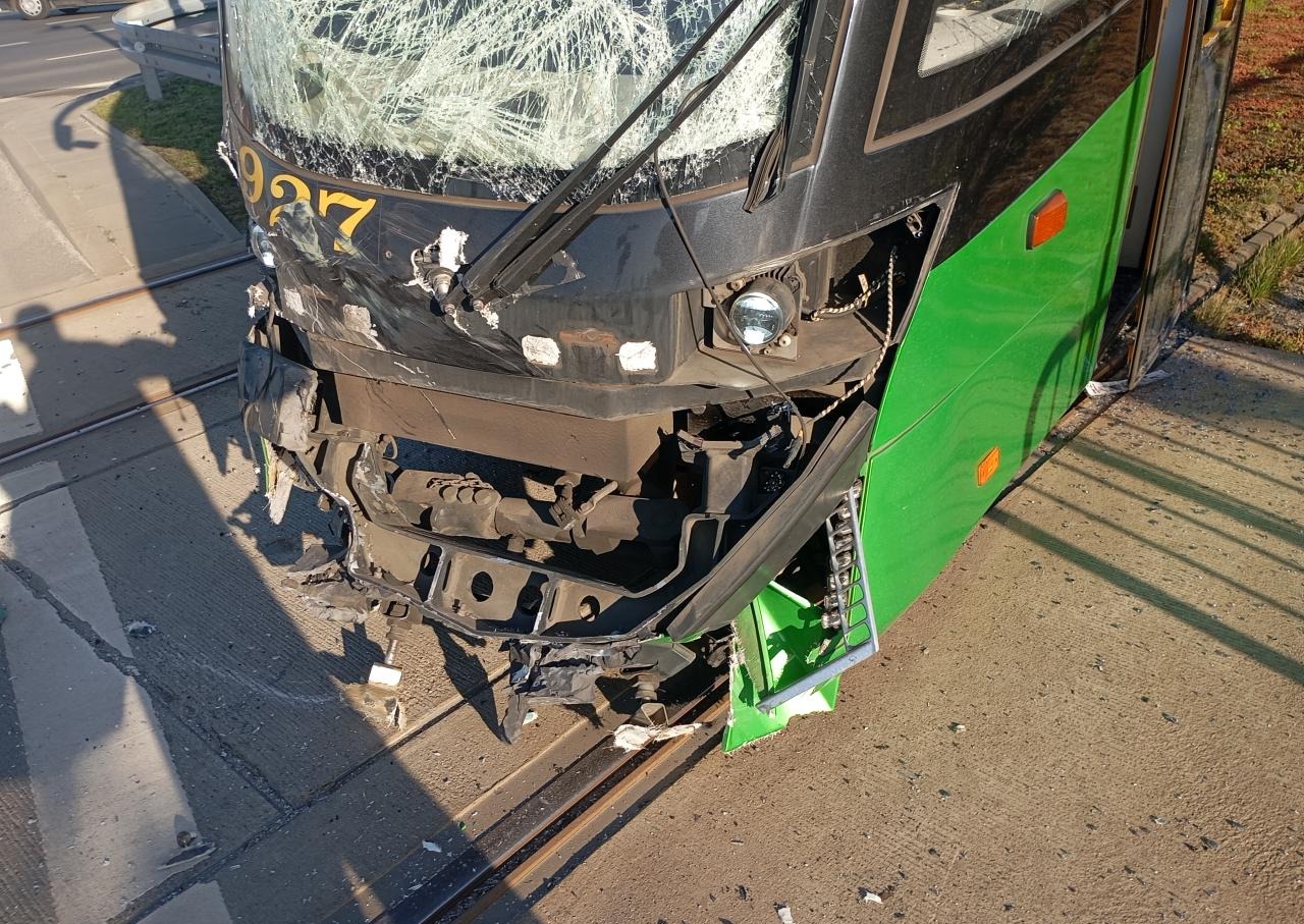 Wstrzymanie ruchu tramwajowego z powodu wypadku. istotny komunikat MPK