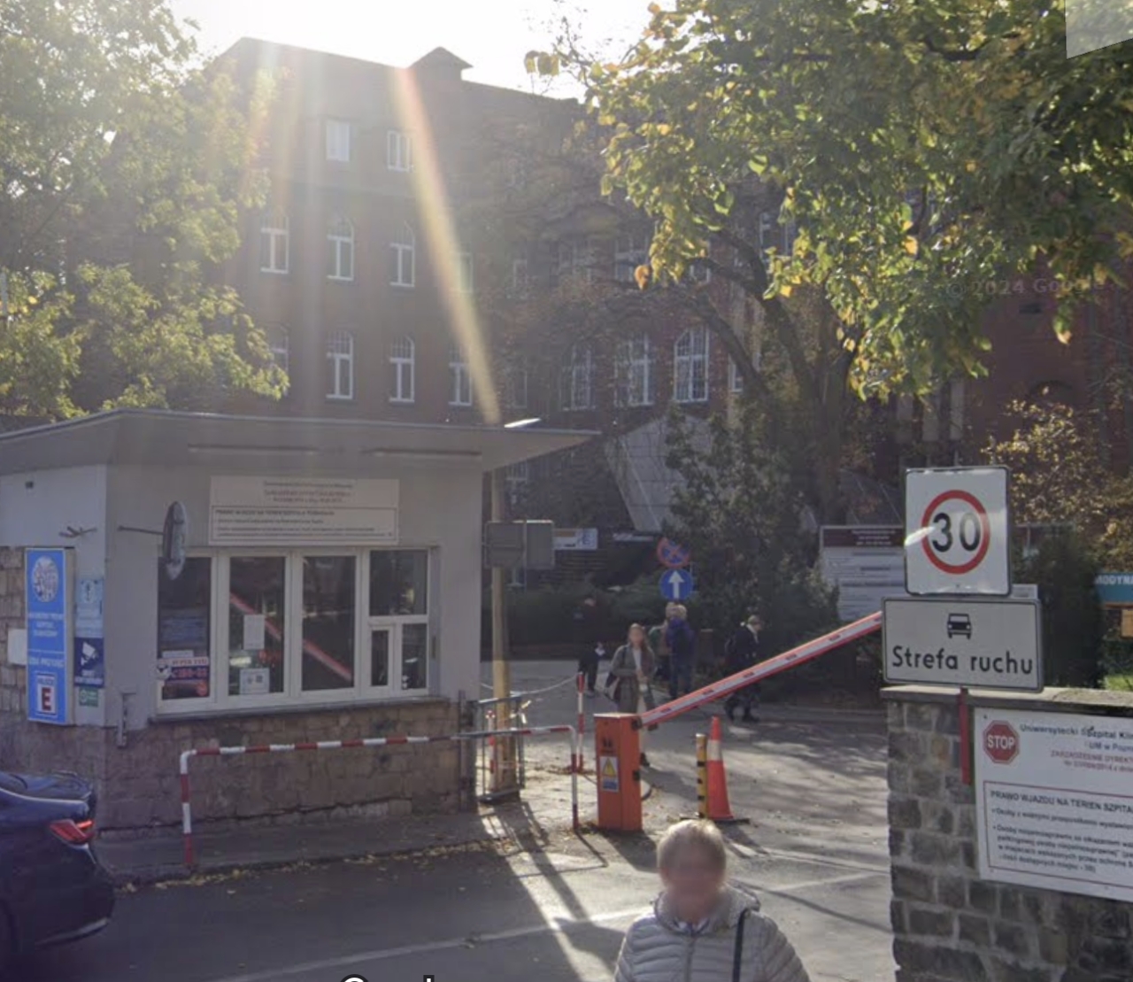 Akcja strażaków w poznańskim szpitalu