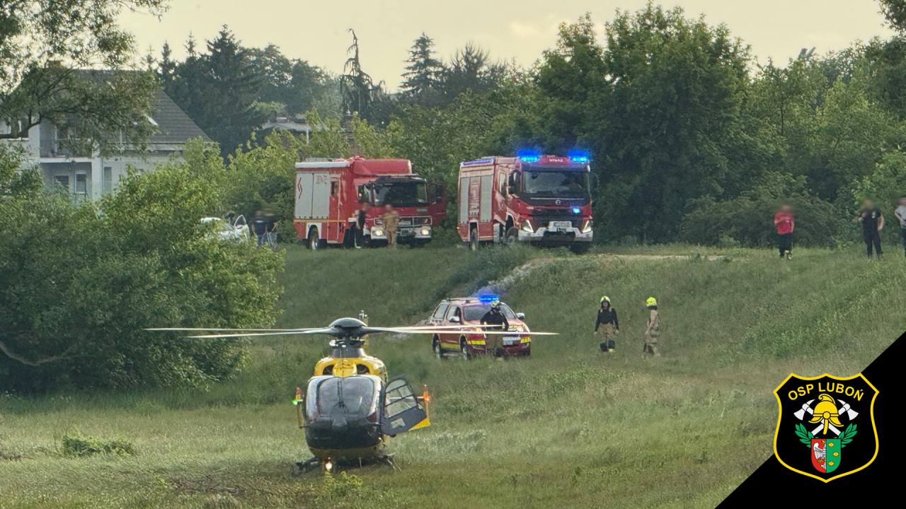 Duża akcja służb nad Wartą pod Poznaniem. Dwóch mężczyzn weszło do wody, porwał ich prąd