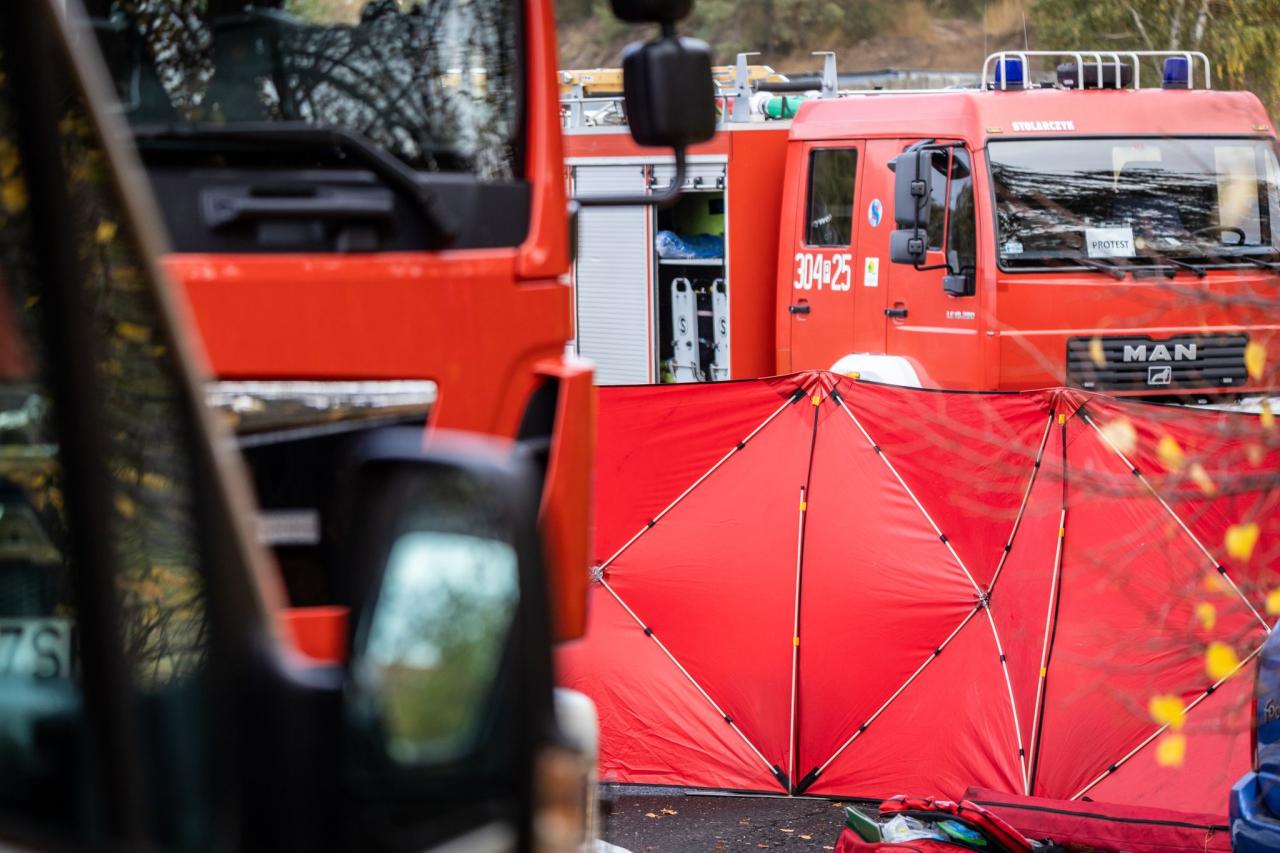 Tragedia na drodze w regionie. Bus rozbił się na drzewie
