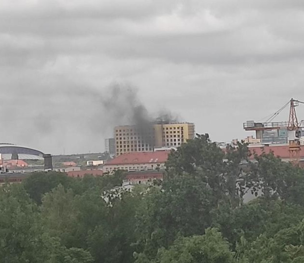 Pożar w poznańskim akademiku!