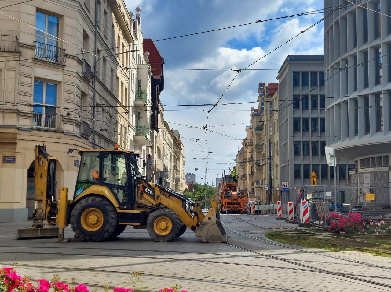 Od czwartku zamknięte jest skrzyżowanie obok Okrąglaka. Nie kursują tramwaje