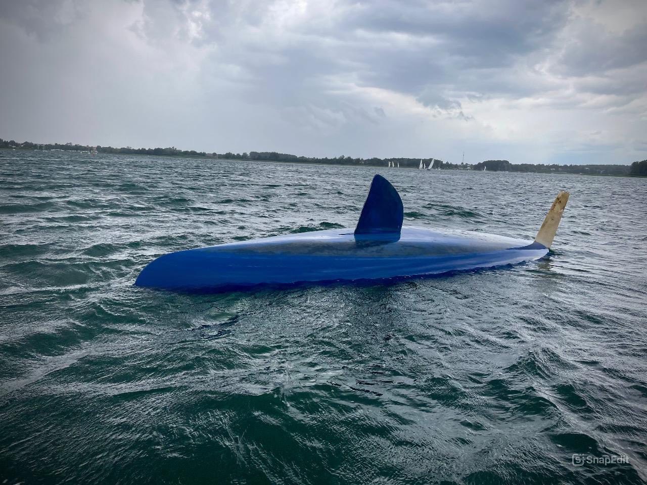 Bardzo niebezpieczna sytuacja na jeziorze w regionie. Kolejna w tym miejscu