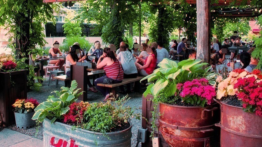 Mieszkaniec narzeka na nocne hałasy wydobywające się z ogródków gastronomicznych. "Zmień tablice rejestracje na PZ, nikt tu nie będzie płakać"