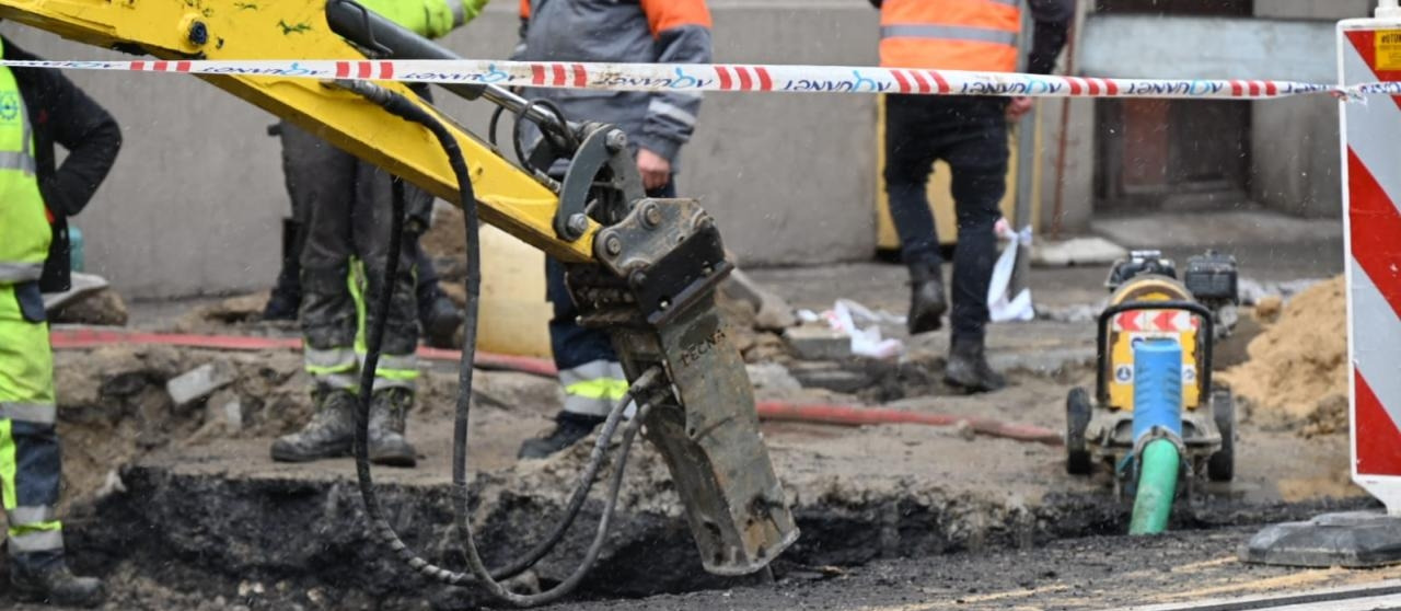 Awaria wodociągowa na jednym z poznańskich osiedli