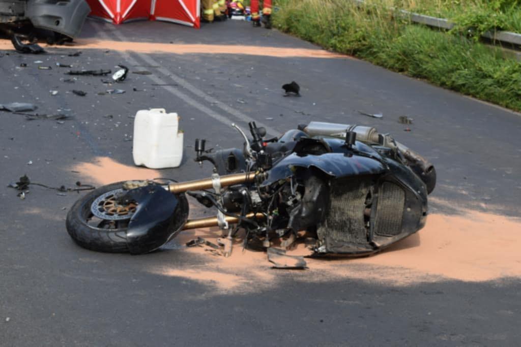 Region. Tragiczny finał wypadku z udziałem motocyklisty
