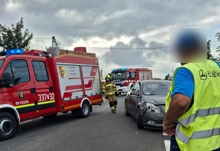 Zderzenie trzech pojazdów pod Poznaniem