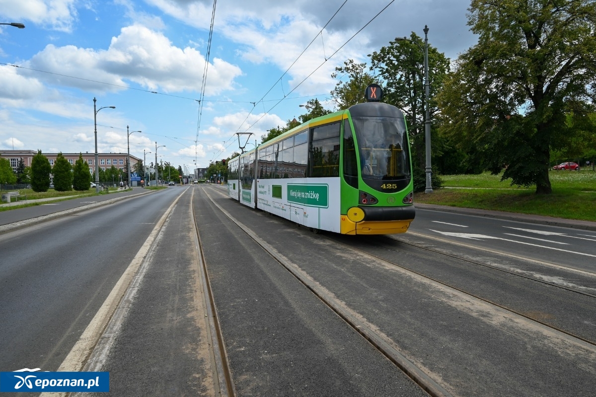 Próbne przejazdy po moście św. Rocha | fot. MPK Poznań