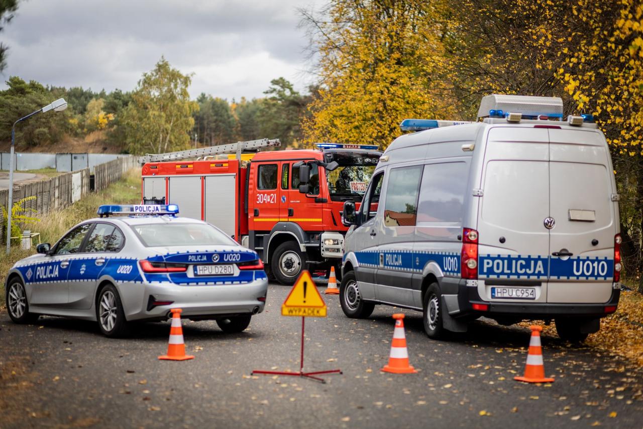 Wypadek z udziałem dwóch samochodów pod Poznaniem. "Objazd"