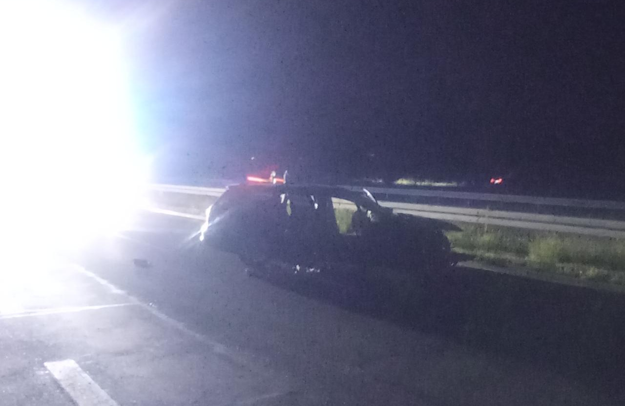 Wypadek na S5. "Passat rozbił się doszczętnie"