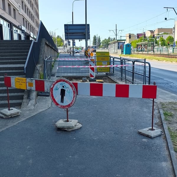 Niebezpieczne remonty w mieście? Rowerowy Poznań narzeka na brak oznakowania dla ruchu rowerowego