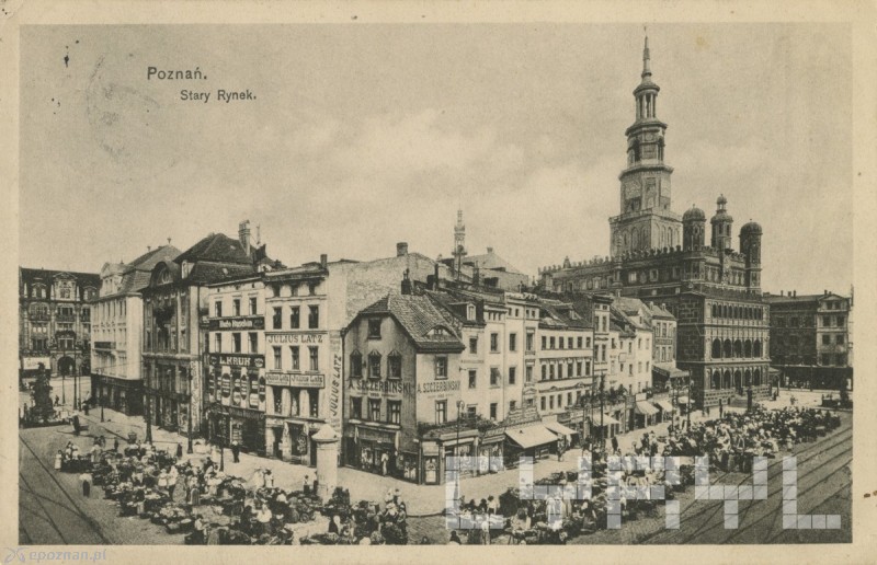 Stary Rynek 1906 - 1919 | fot. Kolekcja Romana Trojanowicza / CYRYL