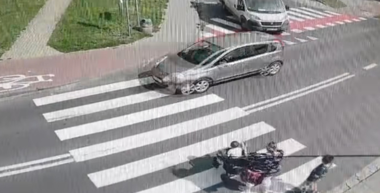 Region. Przemknął autem tuż przed pieszymi na pasach