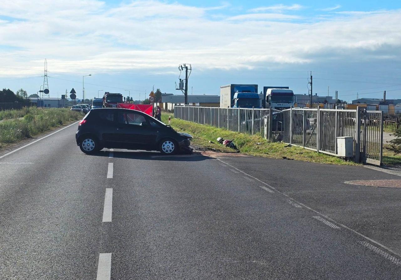 Tragiczny wypadek z udziałem motocyklisty pod Poznaniem