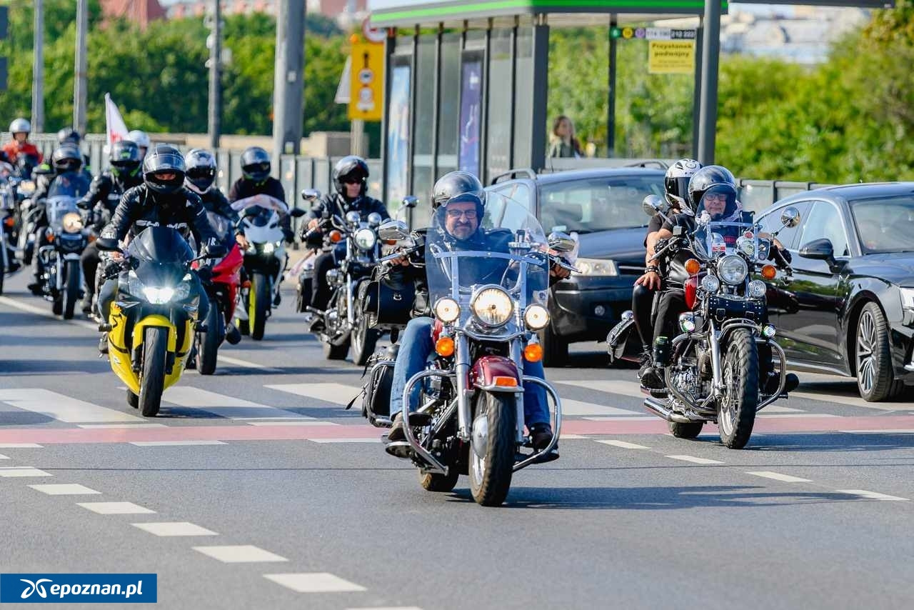 Kolumna motocyklistów przejedzie dziś przez Poznań