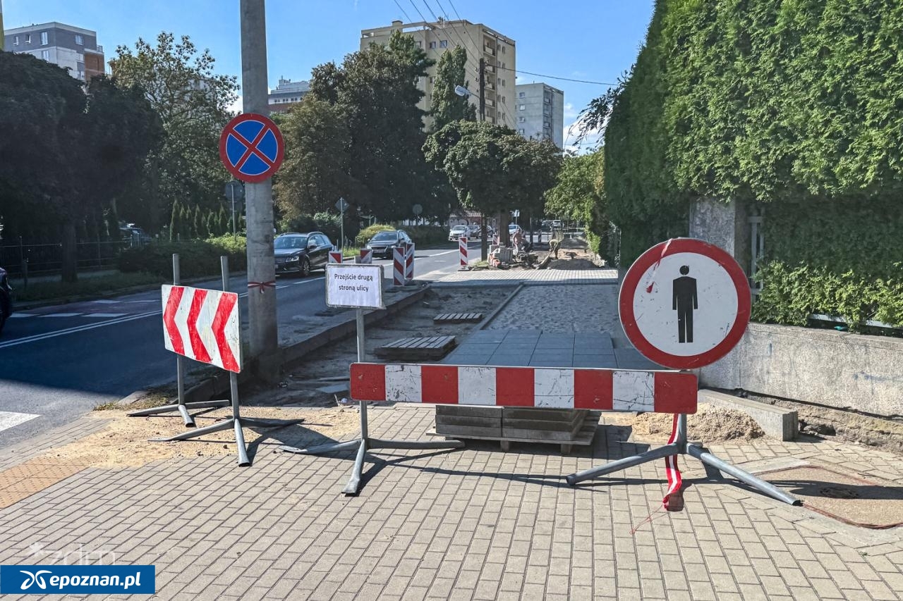 Remont na ul. Palacza | fot. Bartosz Szczepaniak / ZDM