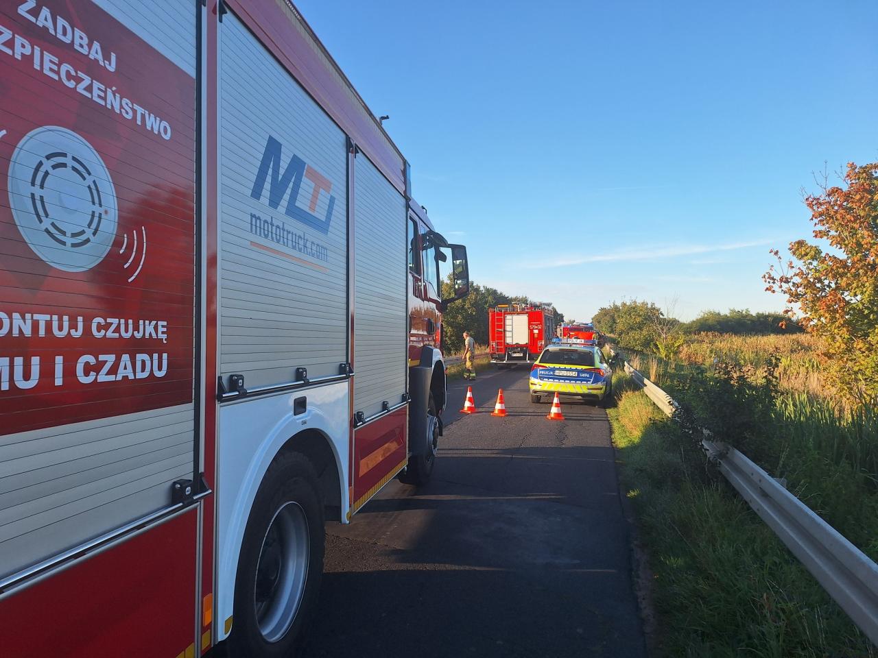 Kolejna tragedia na drodze w regionie. Motocyklista był reanimowany