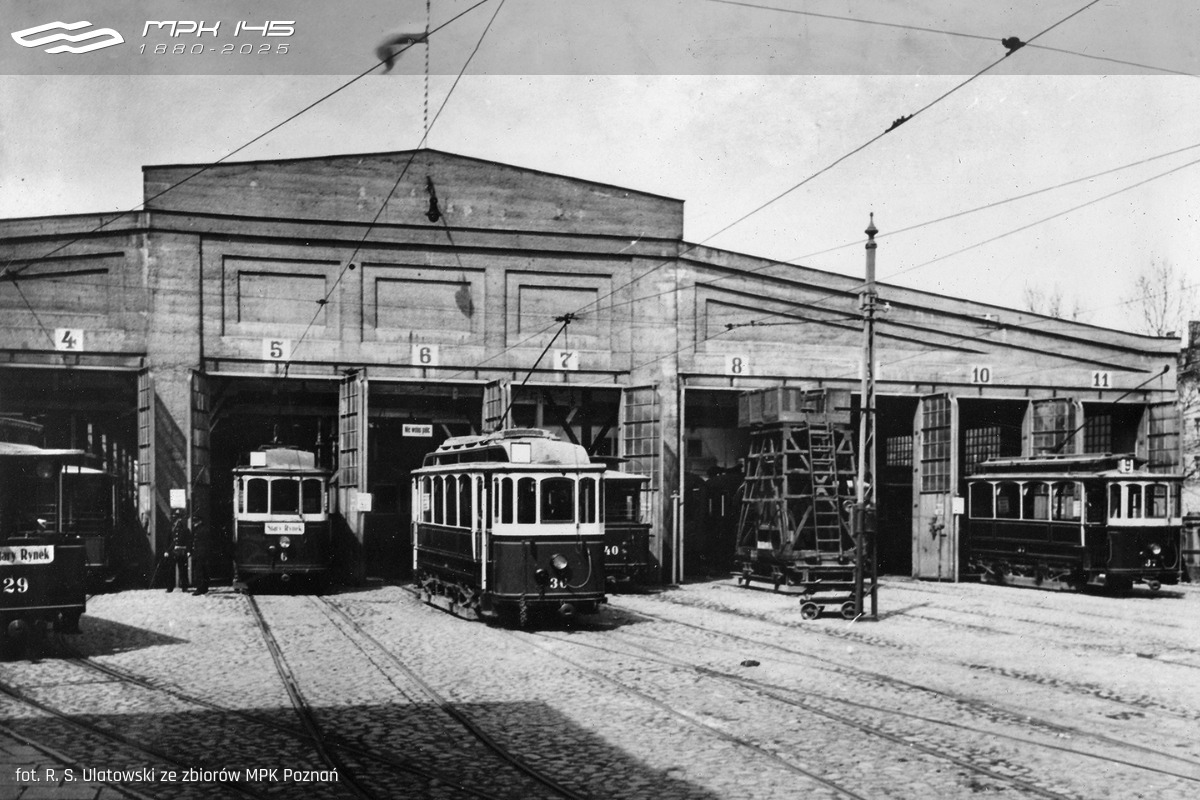 145 lat temu otwarto pierwszą poznańską zajezdnię tramwajową