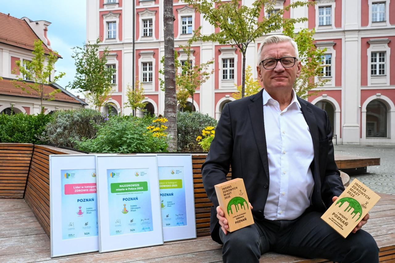 Poznań znów najzdrowszym miastem w Polsce. "Od lat inwestujemy"