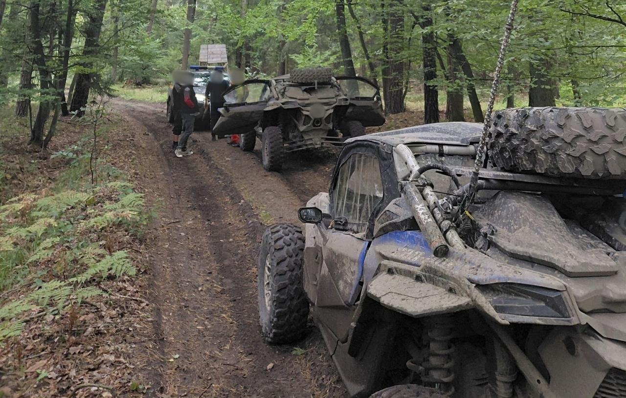 Region. Rozjeżdżali las na quadach, posypały się mandaty