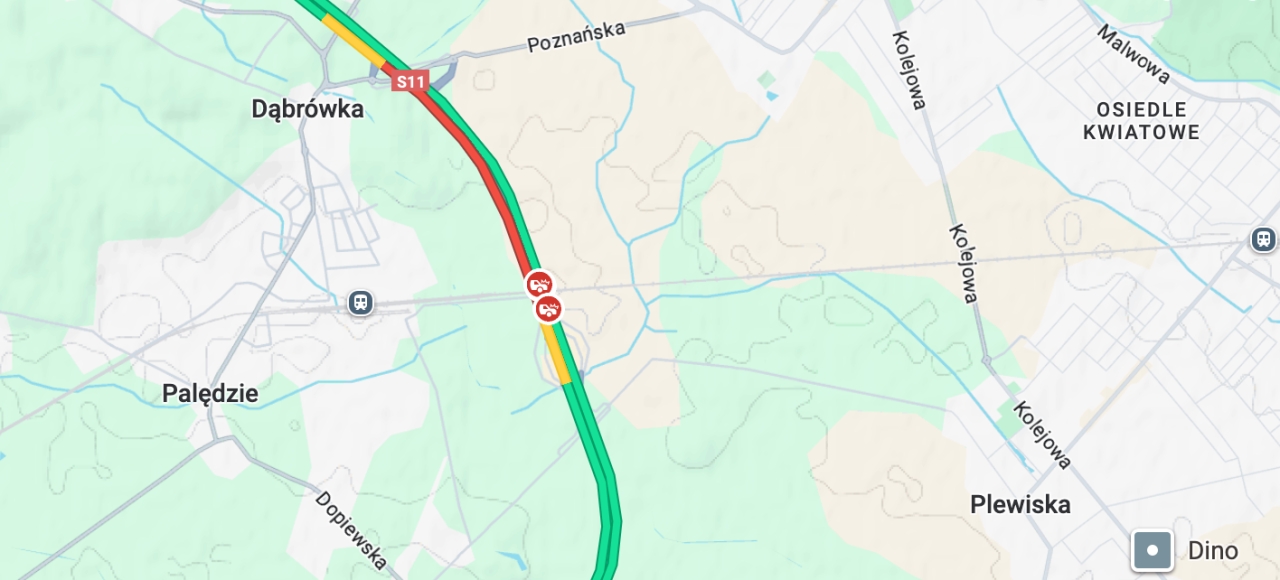 Korek na zachodniej obwodnicy Poznania!