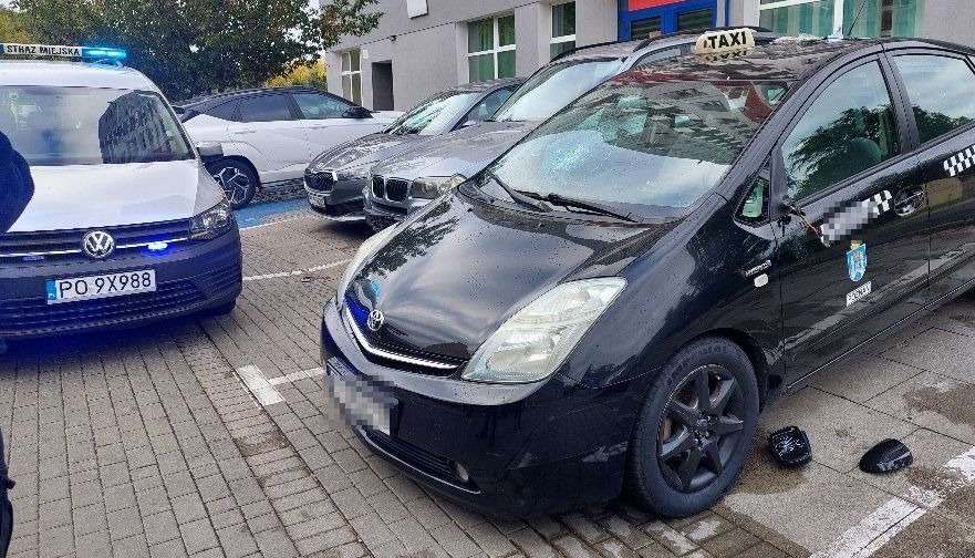 Dewastował metalową rurą samochody na parkingu. Zaatakował niebezpiecznym narzędziem strażniczkę miejską, która zwróciła mu uwagę. Mundurowa nie odpuściła