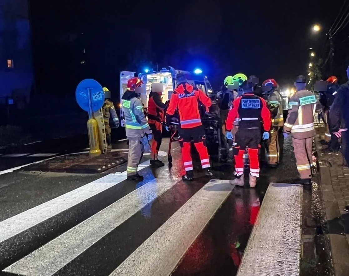 Region. Pieszy został potrącony na pasach