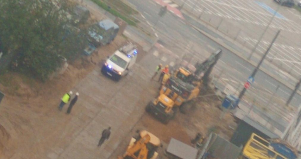 Awaria w jednym rejonie Poznania. "Wszystkie budowy stoją"