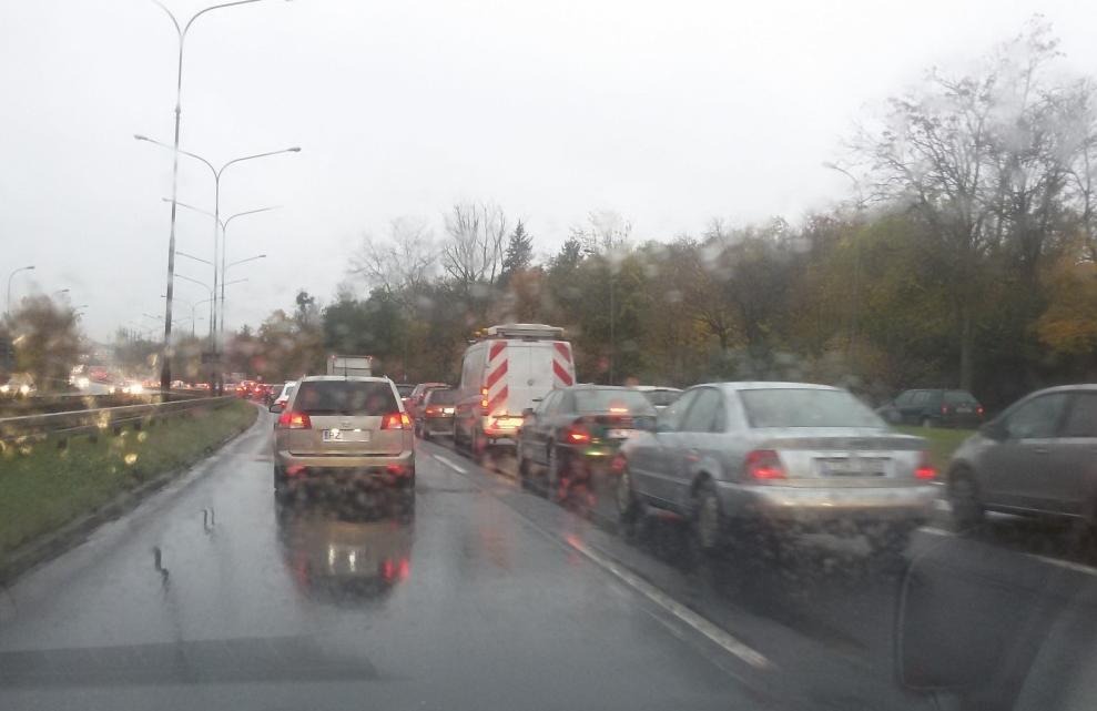 Kolizje i korki w Poznaniu!