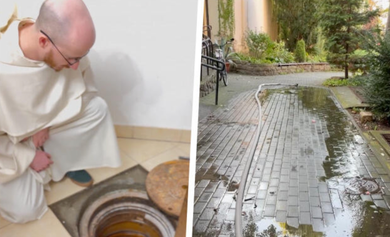 Poznański klasztor zalewany przez awarie kanalizacji. Jest zbiórka