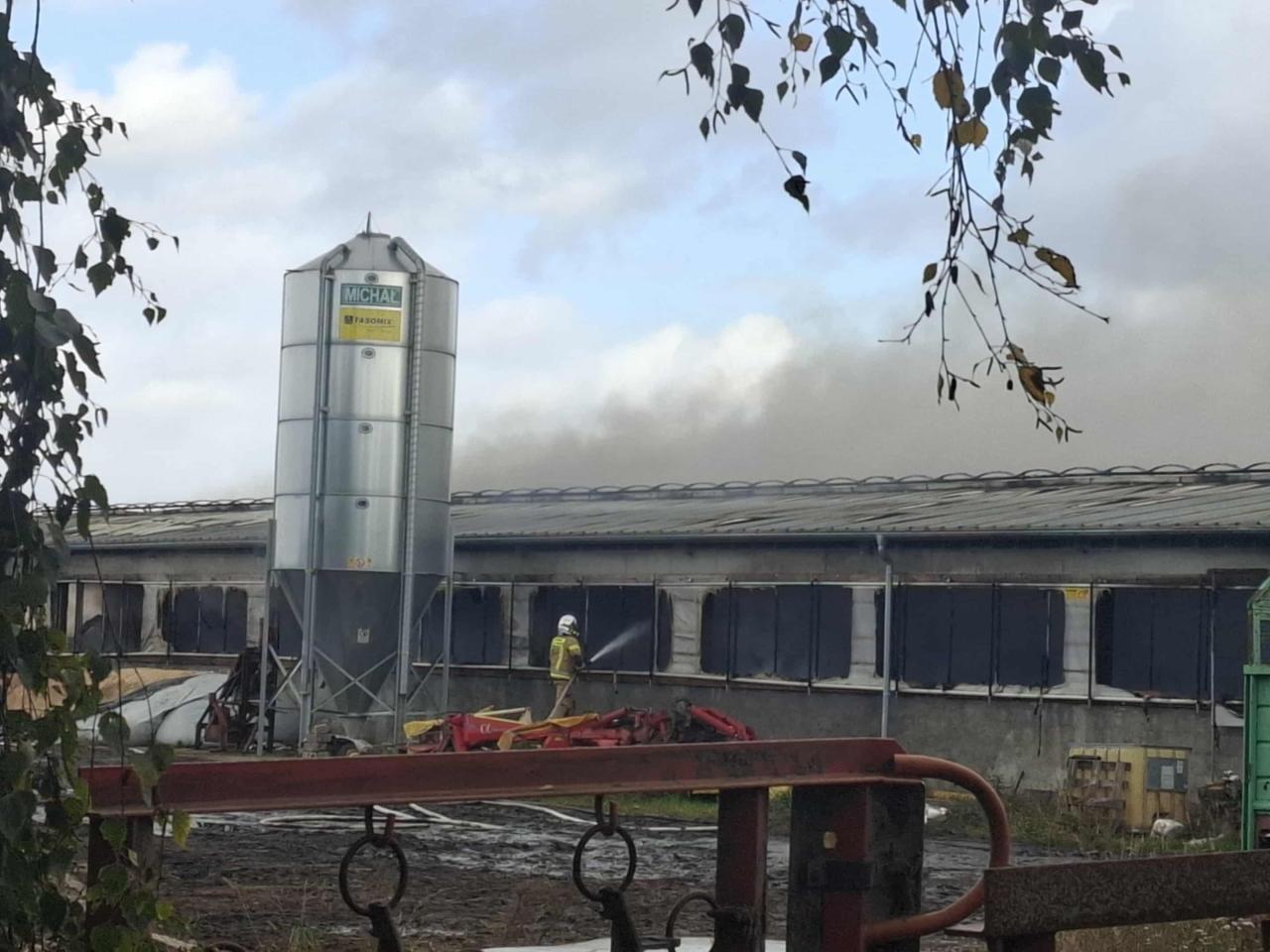 Pożar w gospodarstwie w regionie. Z ogniem walczyło kilkanaście strażackich zastępów