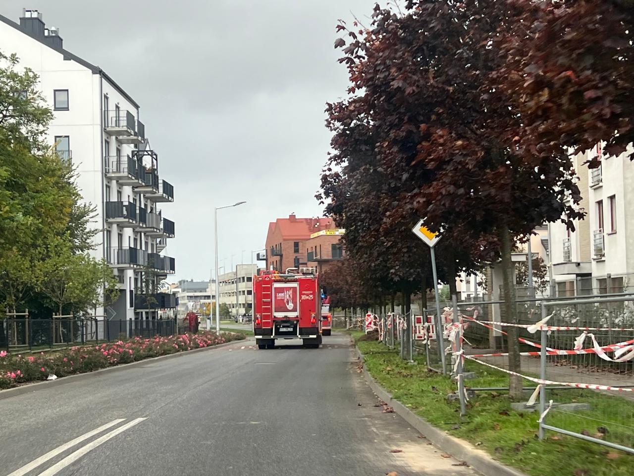 Akcja strażaków na Naramowicach