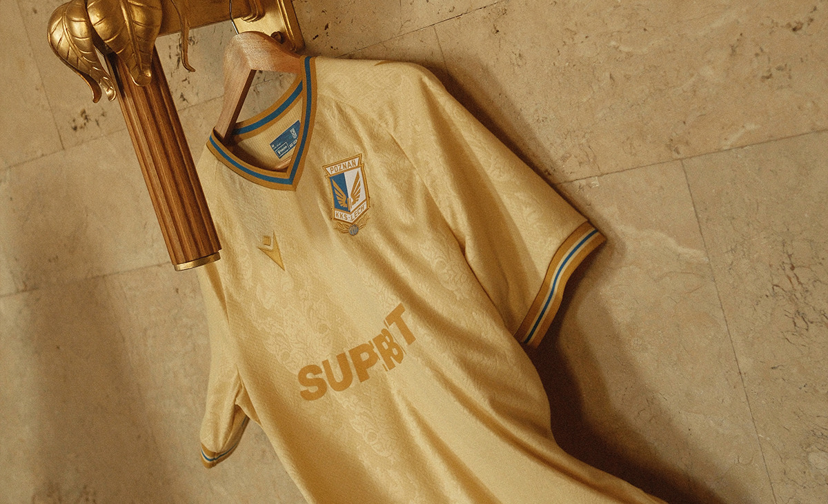 Ale złoto! Tak wygląda specjalna, limitowana koszulka Lecha Poznań