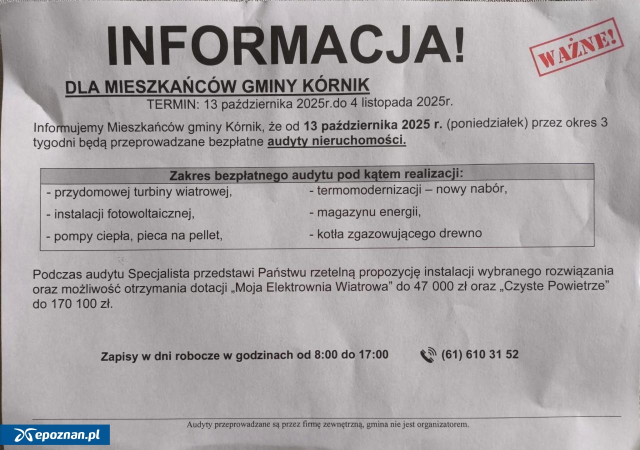 fot. Miasto i Gmina Kórnik / FB