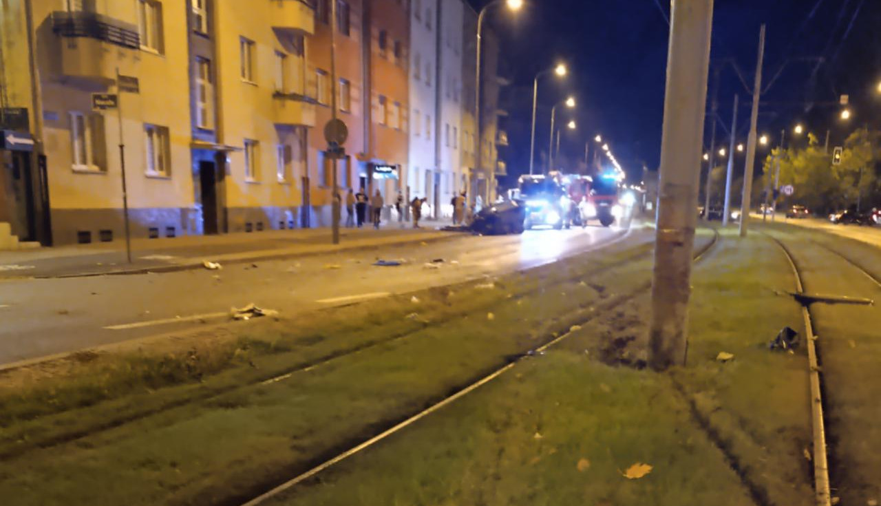 Tragiczny wypadek w Poznaniu. "Od świateł policyjnych aż niebo było niebieskie"